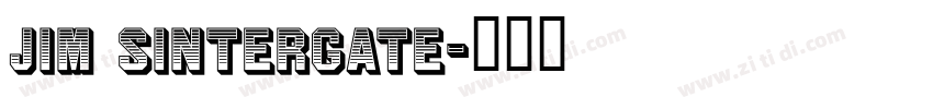 Jim Sintergate字体转换